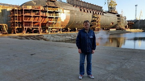 Фотосессия "Шевчук и атомная подводная лодка"