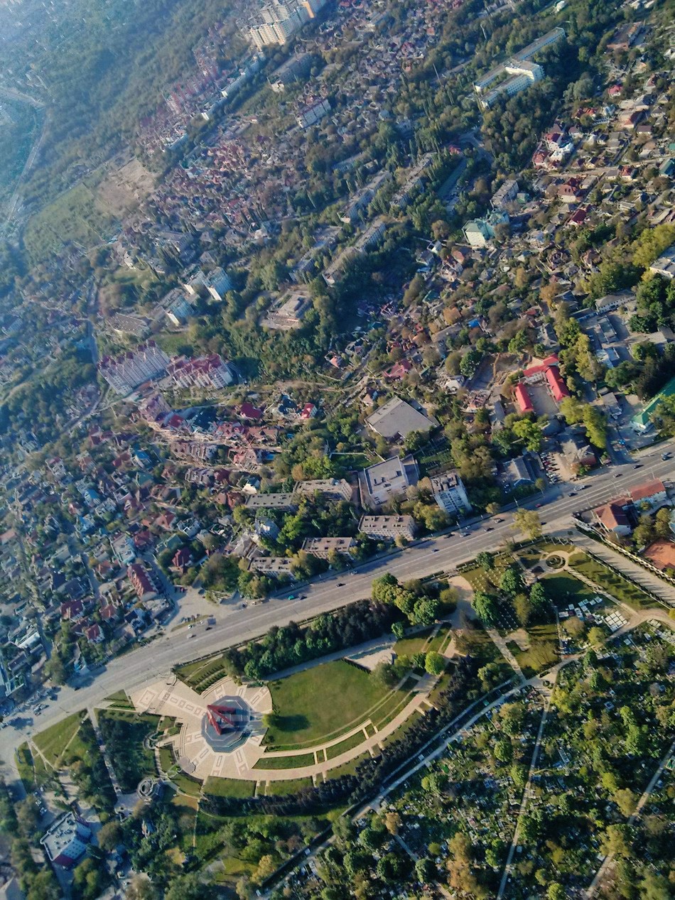 Фотограф заснял Кишинев с воздушного шара