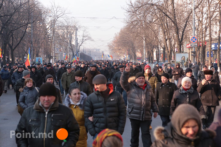 В четверг в Кишиневе продолжаются протесты против назначения правительства