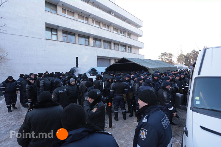 В Кишиневе прошел антиправительственный митинг