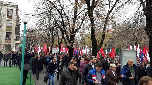 В Кишиневе начался марш