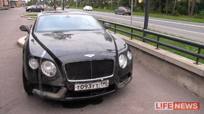 Хоккеист Жердев разбил Bentley, отмечая контракт