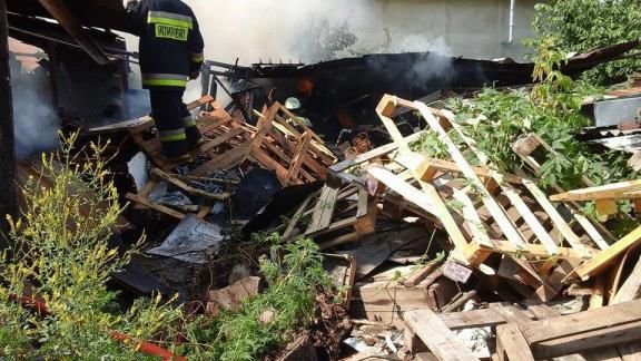 Incendiu în după-amiaza zilei, în centrul Capitalei