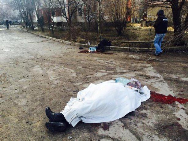 Un proiectil a nimerit în clădirea unui spital din Donețk