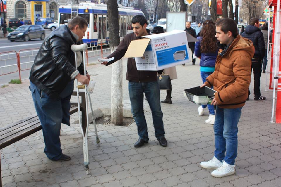 Кишиневских нищих всю зиму будут кормить обедами