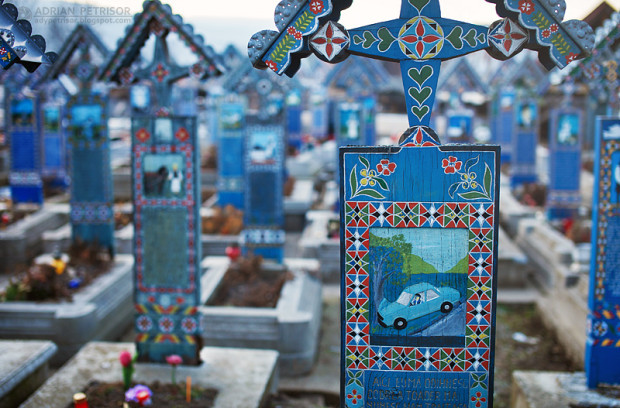 Este cel mai vesel cimitir din lume și se află în apropiere de Moldova