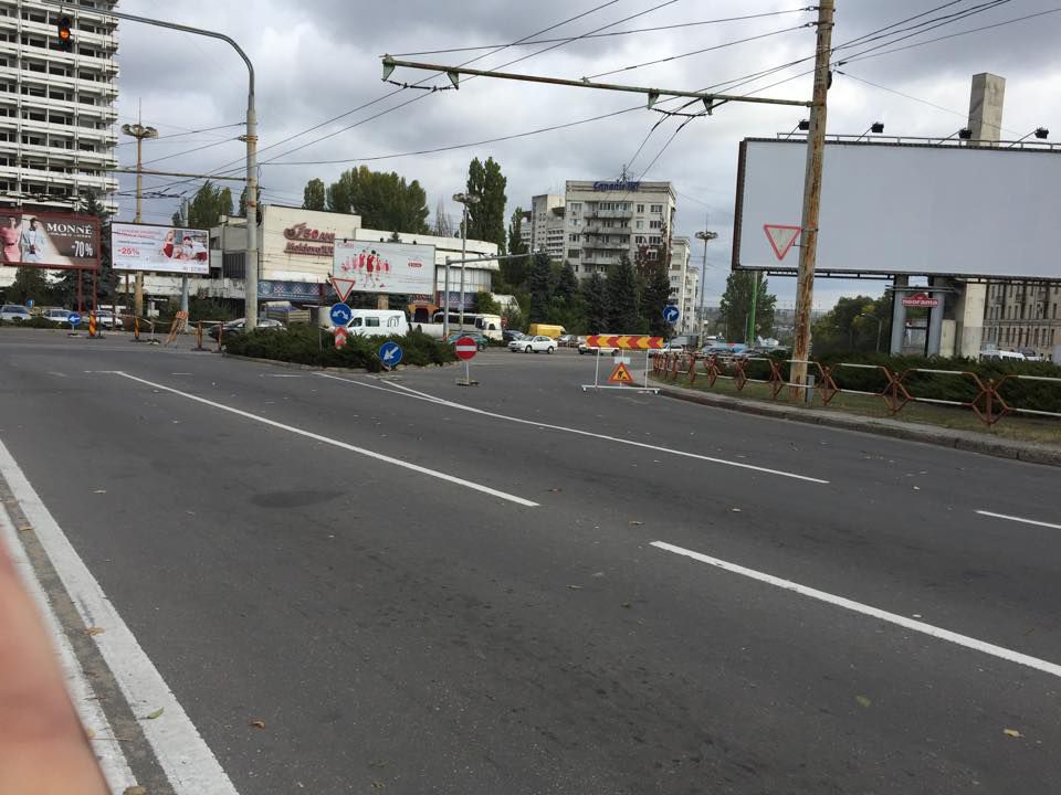 Ambuteiaje kilometrice în capitală, după ce a fost blocat bd.Negruzzi