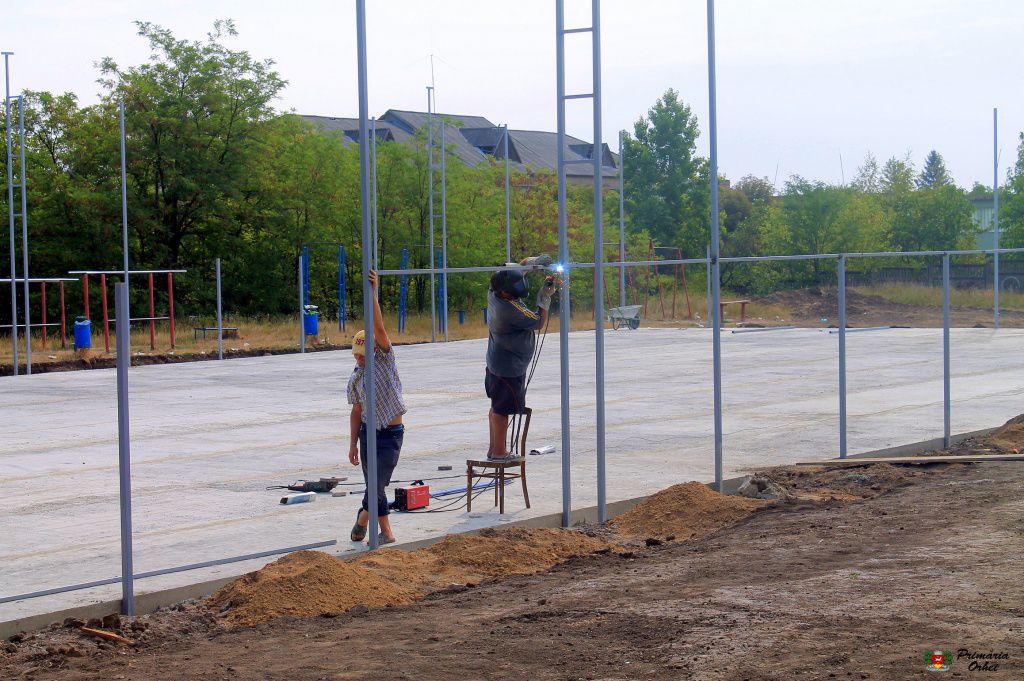 Ilan Șor a dat startul construcției unui nou teren sportiv la Orhei