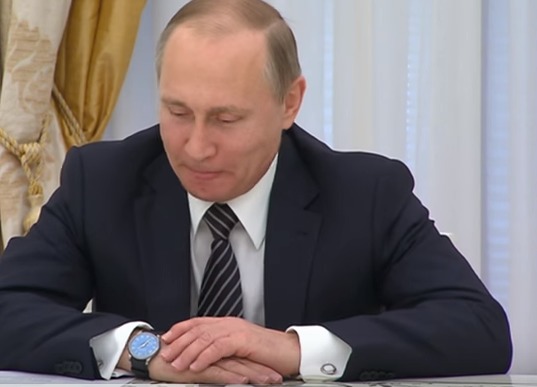 Путин "засветил" новые часы за $20 тысяч