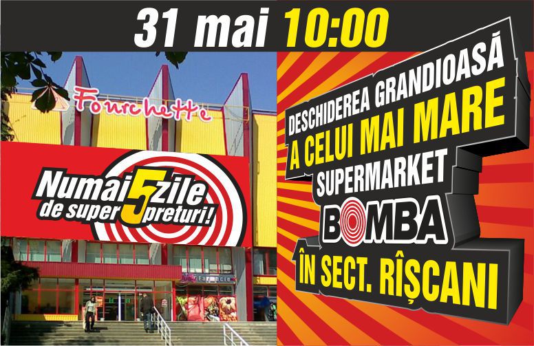Bomba: deschiderea grandioasă a celui mai mare supermarket de aparate electrice în sectorul Rîşcani