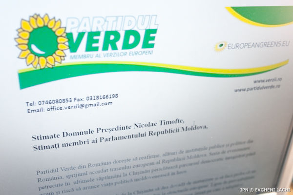 Партия зеленых Румынии просит президента Тимофти проявить зрелость