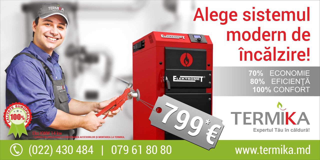Cazan automatizat Electromet la doar 799 euro