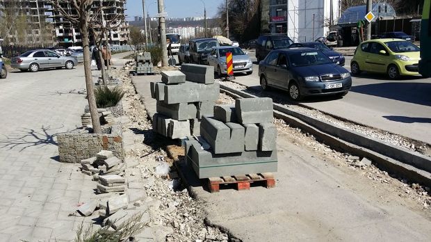 Chirtoacă a inspectat şantierul străzii Vasile Alecsandri