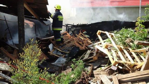 Incendiu în după-amiaza zilei, în centrul Capitalei