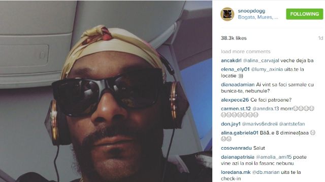 Snoop Dogg și-a dat check-in într-un sat din România