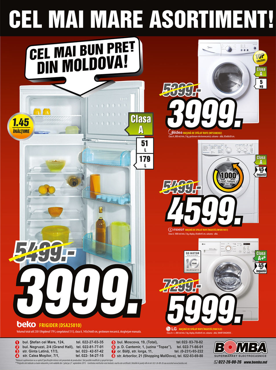 Bomba: Top vânzări! Aveți din ce alege!