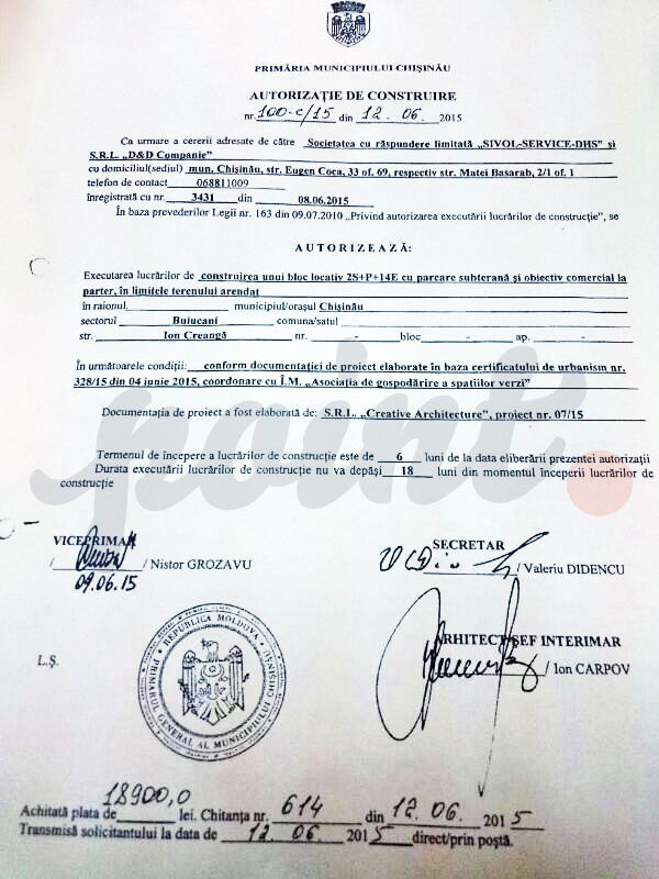 Un nou scandal cu implicarea companiilor de construcții în Chișinău