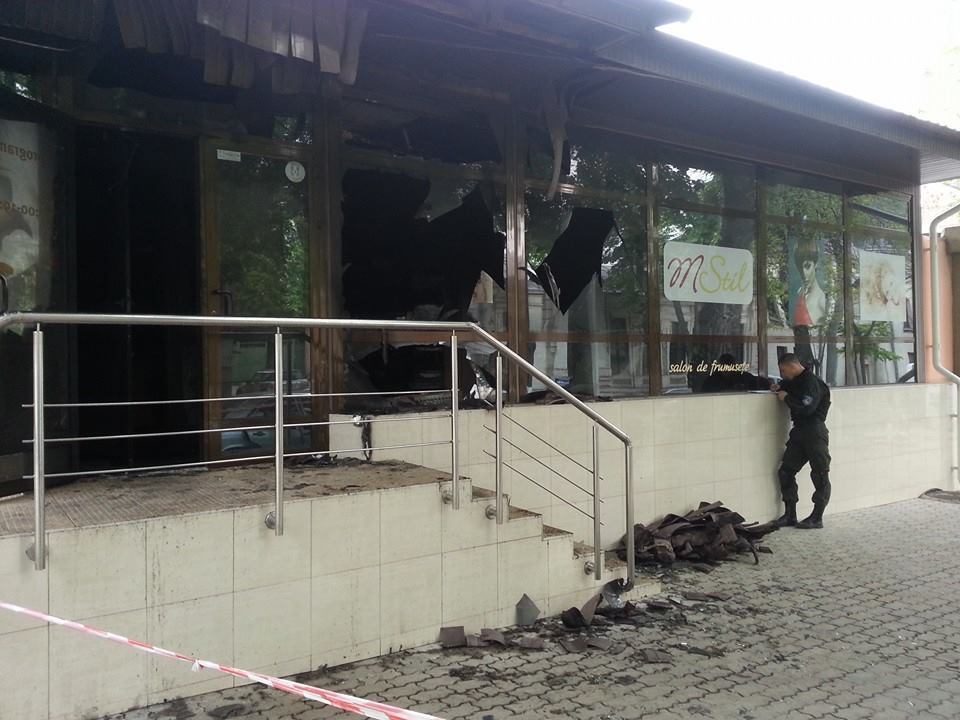 В Кишинёве подожгли салон красоты