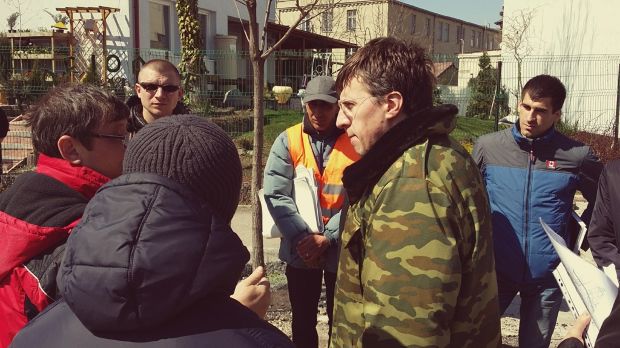 Chirtoacă a inspectat şantierul străzii Vasile Alecsandri