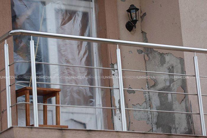 Как выглядит дом Дорина Дрэгуцану после взрыва гранаты