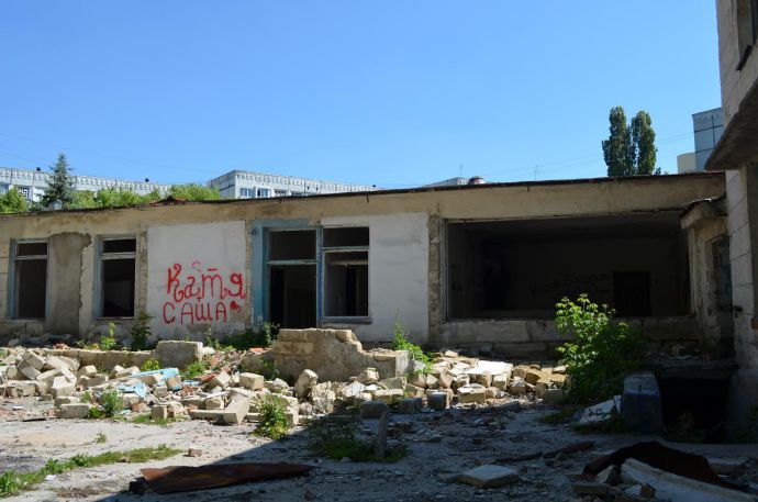 Столичный детсад превратился в руины