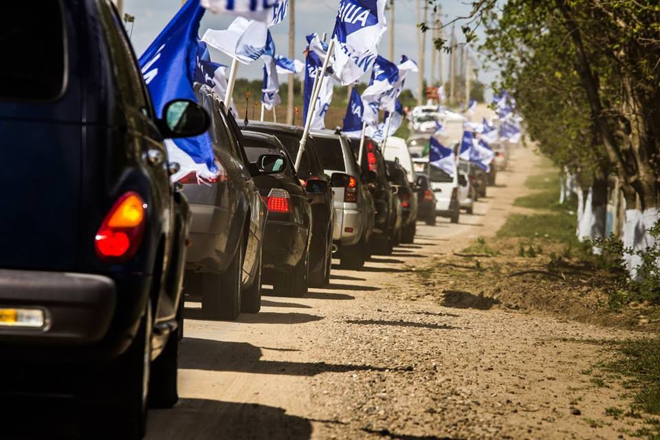 «Наша Партия» провела грандиозный автопробег «Кишинев-Шерпены»