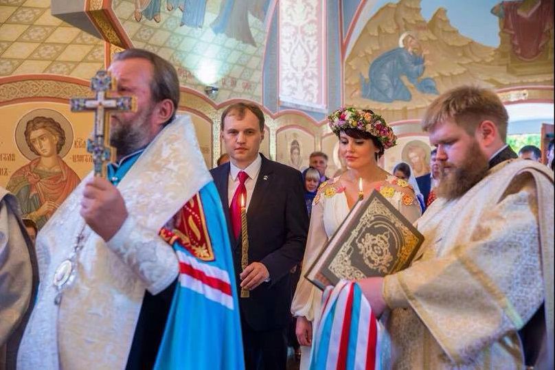 Primele poze de la cununia Ninei Ștanski cu Evghenii Șevciuc