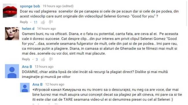 O cantareata de la noi a a plagiat videoclipul Selenei Gomez