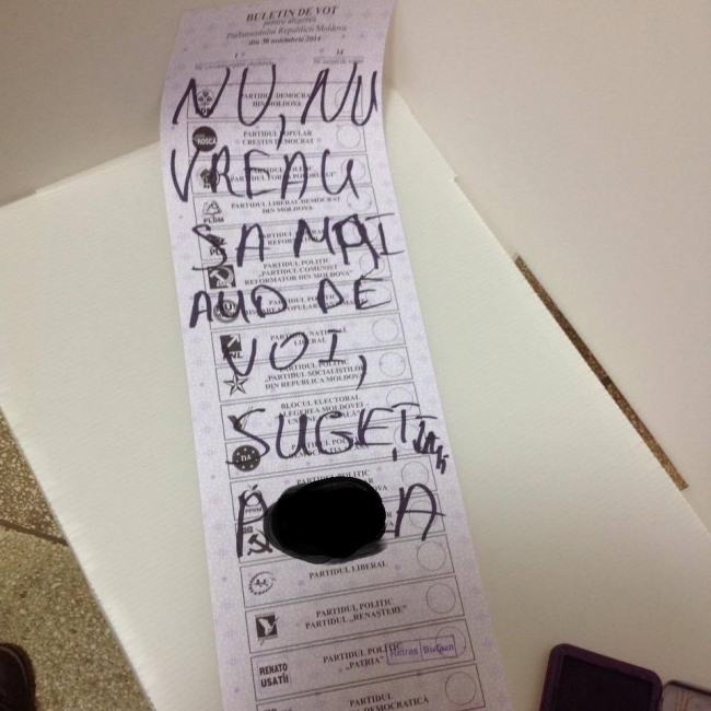 N-o sa-ti vina sa crezi pe cine l-a votat un alegator!