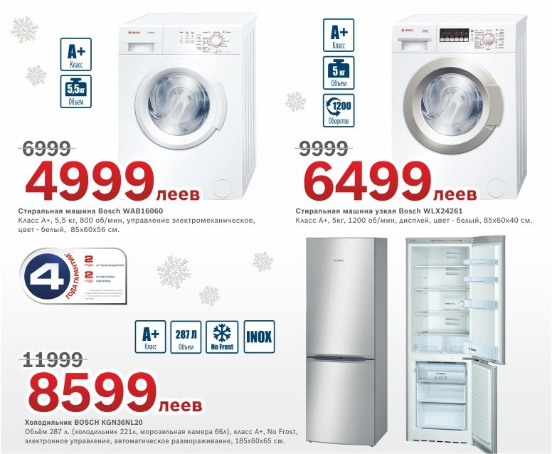 Bosch Siemens: полная распродажа моделей 2013 года