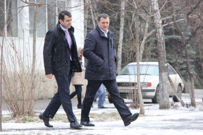 На встрече с либералами Кирилла Габурича сопровождал Влад Филат