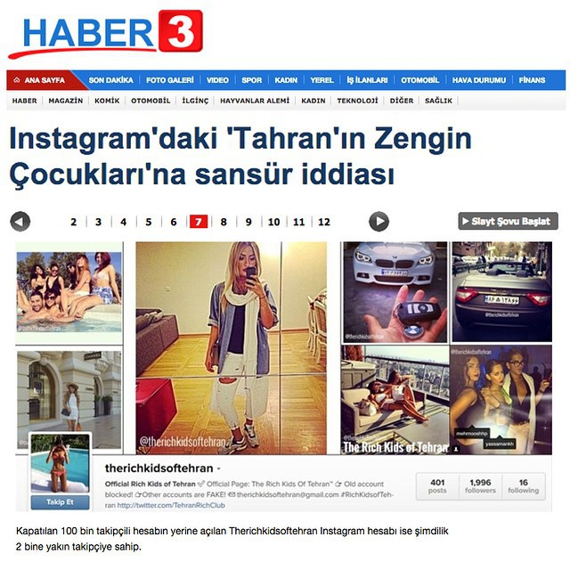 Cum trăiesc „cei mai bogati copii din Iran”