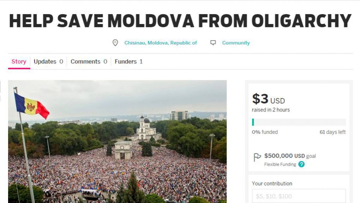 „Pentru 100$, numele tău va fi gravat pe Zidul Libertății”. Protestatarii strâng bani pe Indiegogo