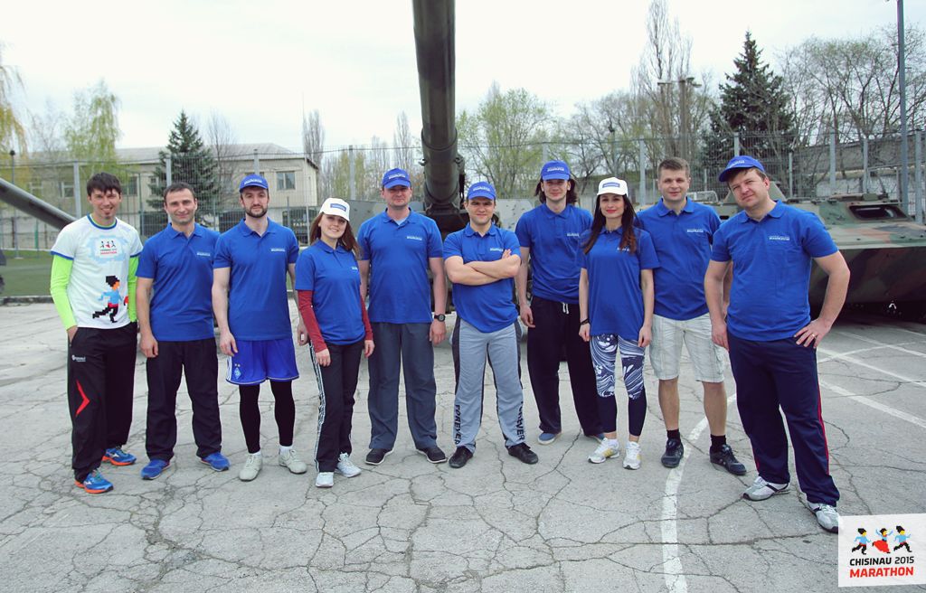 Корпоративный забег Sporter Run. Компания Moldtelecom