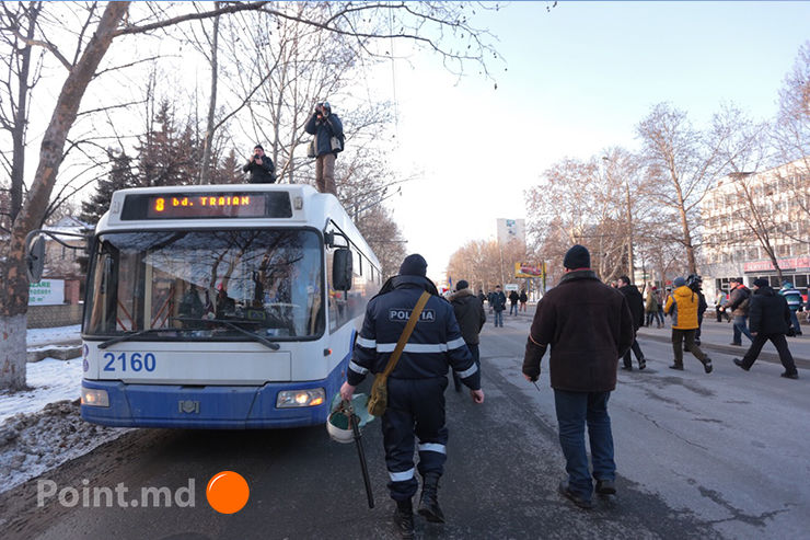В Кишиневе прошел антиправительственный митинг