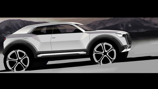 Prima schiţă oficială cu Audi Q1