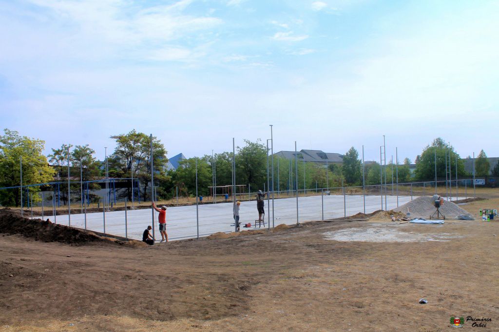 Ilan Șor a dat startul construcției unui nou teren sportiv la Orhei