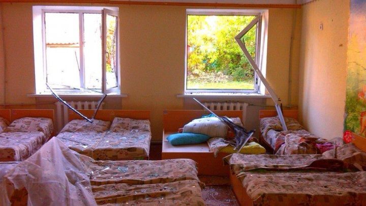 В Донецке обстрелян детсад