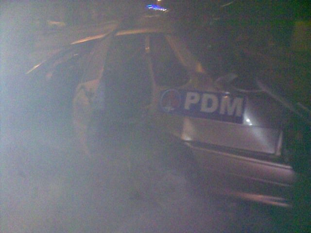 В Единцах в серьезную аварию попал автомобиль Демпартии
