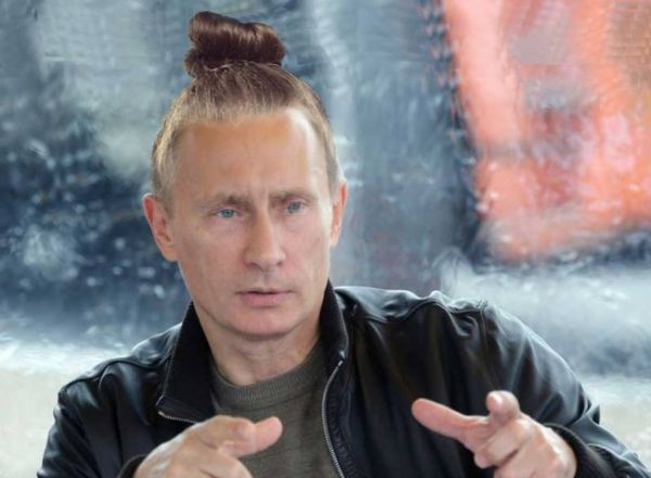 Как бы выглядели мировые политические лидеры, если бы носили пучок