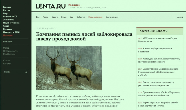 Самые яркие заголовки новостей в рунете