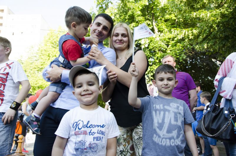 Cinci concerte festive pentru copii și părinții lor au avut loc la Chișinău