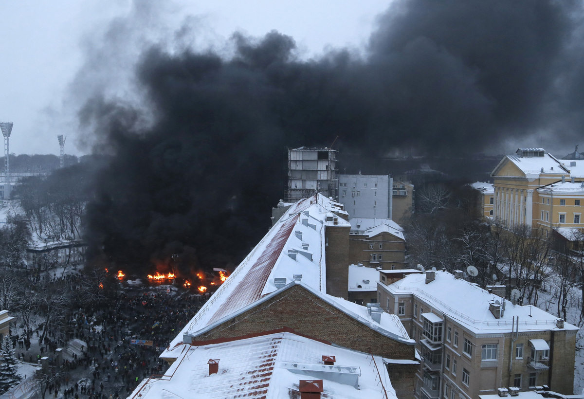 Евромайдан: картина дня в фотографиях пользователей соцсетей