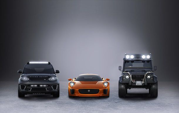 Land Rover и Jaguar показали новые автомобили для "бондианы"