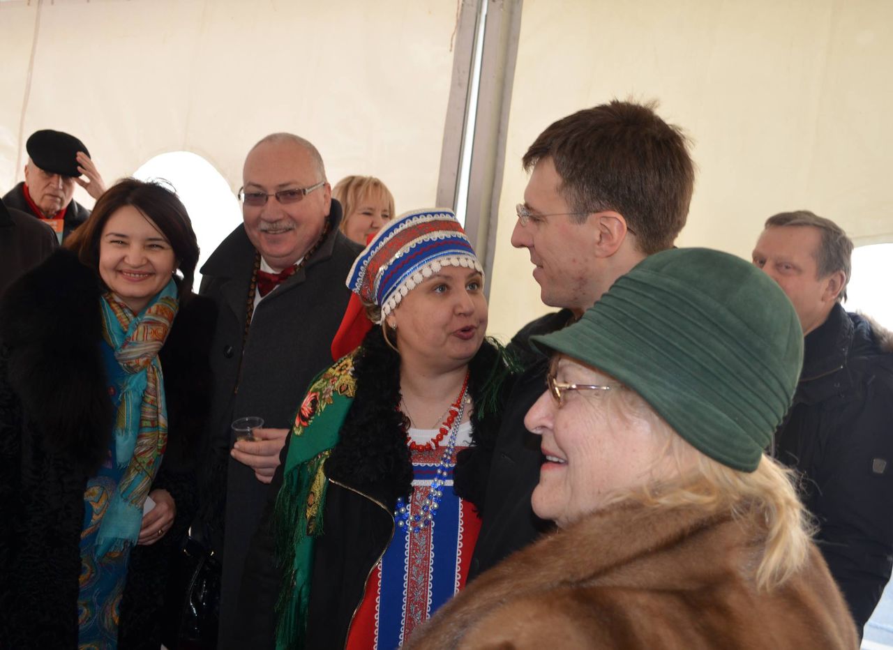 На Масленицу в центре Кишинева сожгли чучело