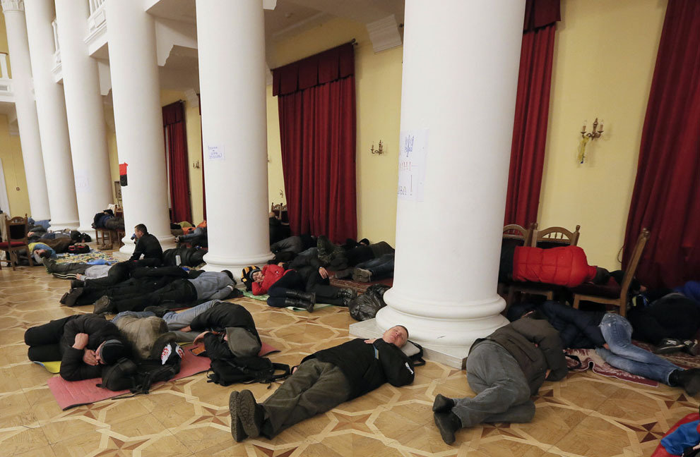 Впечатляющие кадры украинских протестов