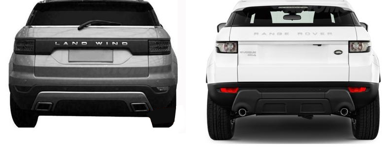 Китайская копия Range Rover Evoque будет впятеро дешевле оригинала