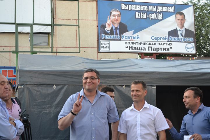 Усатый поблагодарил комратчан за поддержку кандидата «Нашей Партии»