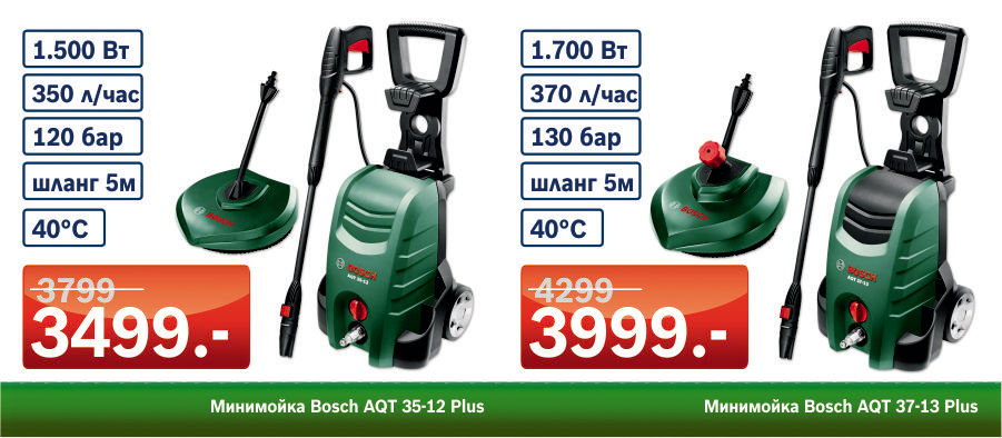 Минимойки Bosch нового поколения