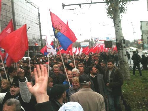 В Кишиневе начался марш